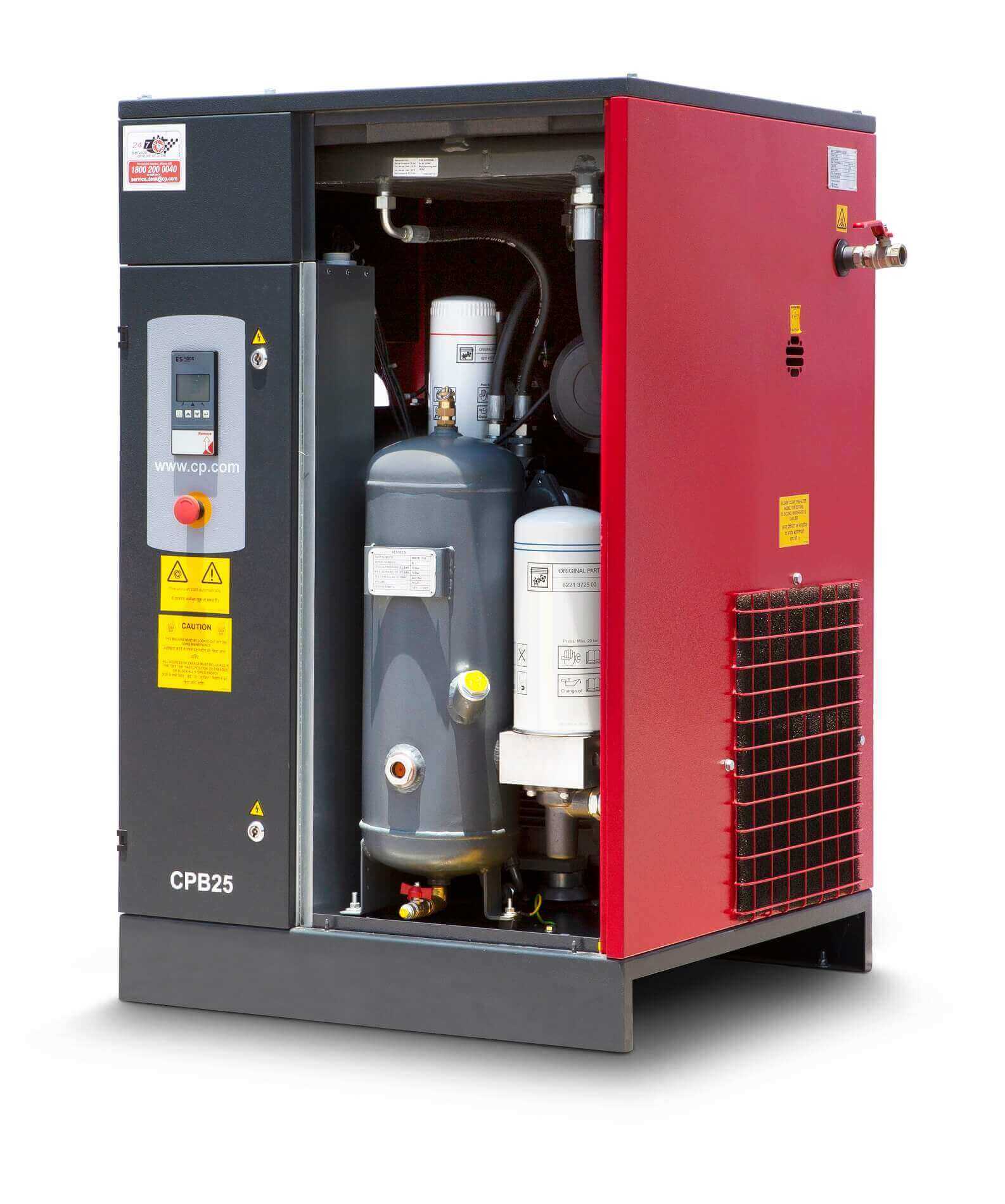 Stationery Oil Injected Screw Compressor